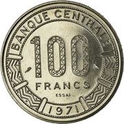 100 Francs Essai reverse image