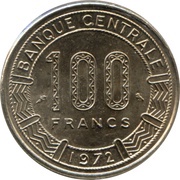 100 Francs reverse image