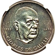 200 Francs De Gaulle reverse image