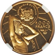 1000 Francs Independence obverse image