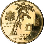 5000 Francs Independence obverse image