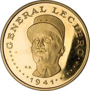 5000 Francs Independence reverse image