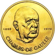 10 000 Francs Independence reverse image