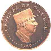 10 000 Francs Independence; Pattern reverse image