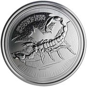 500 Francs Deathstalker Scorpion reverse image