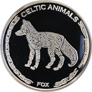 500 Francs CFA Fox reverse image