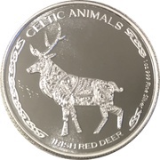500 Francs CFA Irish Red Deer reverse image