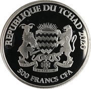 500 Francs CFA Horse obverse image
