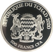 500 Francs CFA Ox obverse image