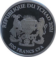 500 Francs CFA Salmon obverse image