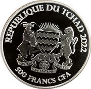 500 Francs CFA Rooster obverse image