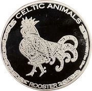 500 Francs CFA Rooster reverse image