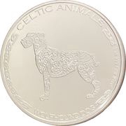500 Francs CFA Wolfhound Dog reverse image