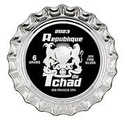 500 Francs CFA Mountain Dew Bottle Cap obverse image