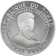 1000 Francs Galileo obverse image