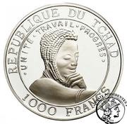 1000 Francs Okapia Johnstoni obverse image