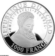 1000 Francs Forgotten Cultures - Jericho obverse image