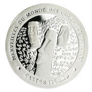 1000 Francs Easter Island, Chad, 1999 reverse image