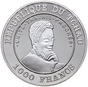 1000 Francs World Cup Brazil 1950 obverse image