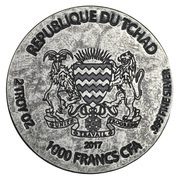 1000 Francs Pharaoh Ramesses II obverse image