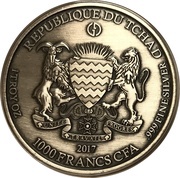 1000 Francs CFA Spitter obverse image