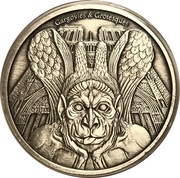 1000 Francs CFA Spitter, Chad, 2017 reverse image