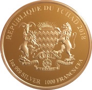 1000 Francs Love forever obverse image