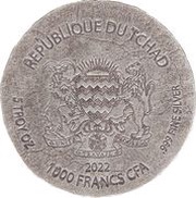 1000 Francs CFA Kek obverse image