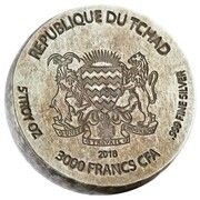 3000 Francs King Tut obverse image