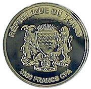 3000 Francs CFA Moaï obverse image