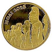 3000 Francs CFA Moaï reverse image