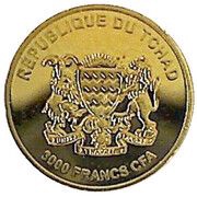 3000 Francs CFA Statue of Liberty obverse image
