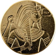 3000 Francs Tutankhamun reverse image