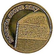 3000 Francs CFA Pierre de Rosette reverse image