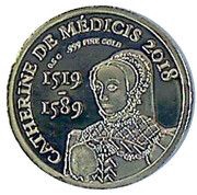 3000 Francs CFA Catherine de Médicis, Chad, 2018 reverse image