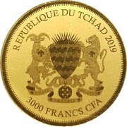 3000 Francs CFA Liberty obverse image