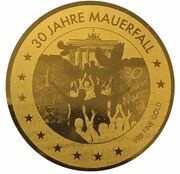 3000 Francs CFA Fall of the Berlin Wall, Chad, 2019 reverse image
