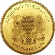 3000 Francs CFA Maple Leaf obverse image