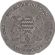 3000 Francs Chariot of War obverse image