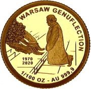 3000 Francs CFA Warsaw genuflection, Chad, 2020 reverse image