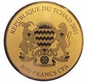 3000 Francs CFA Maria Theresa obverse image