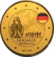 3000 Francs CFA Erasmus Program, Chad, 2022 reverse image