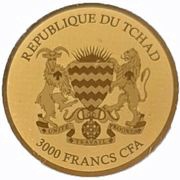 3000 Francs CFA Charlemagne obverse image