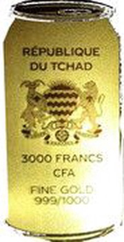 3000 Francs CFA Coca-Cola obverse image
