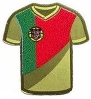 3000 Francs CFA Soccer Jersey Portugal, Chad, 2023 reverse image