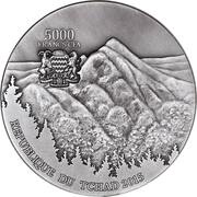 5000 Francs CFA Sikhote-Alin meteorite obverse image