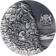 5000 Francs CFA Libyan Desert Glass obverse image