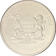5000 Francs CFA Mandala Warthog obverse image