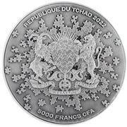 5000 Francs CFA Earth puzzle obverse image