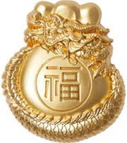 5000 Francs CFA Fortune Bag; gold plated, Chad, 2022 reverse image